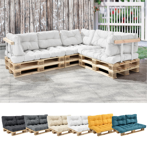 Coussin palette Comfy en différentes couleurs en.casa - premiumXL