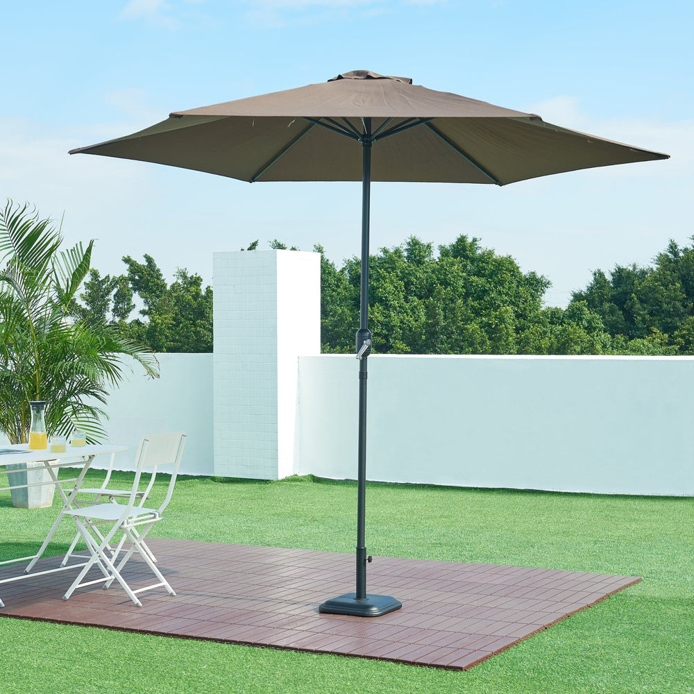 Sonnenschirmständer Biccari Beton Schwarz [casa.pro]
