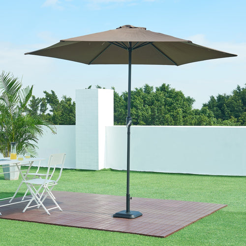 Pied de parasol Biccari avec adaptateurs 33 37 41 48 mm béton noir casa.pro