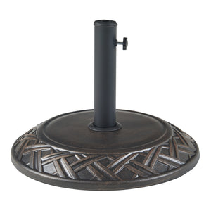 Pied de parasol Bisegna avec adaptateurs 34 39 49 55 mm casa.pro