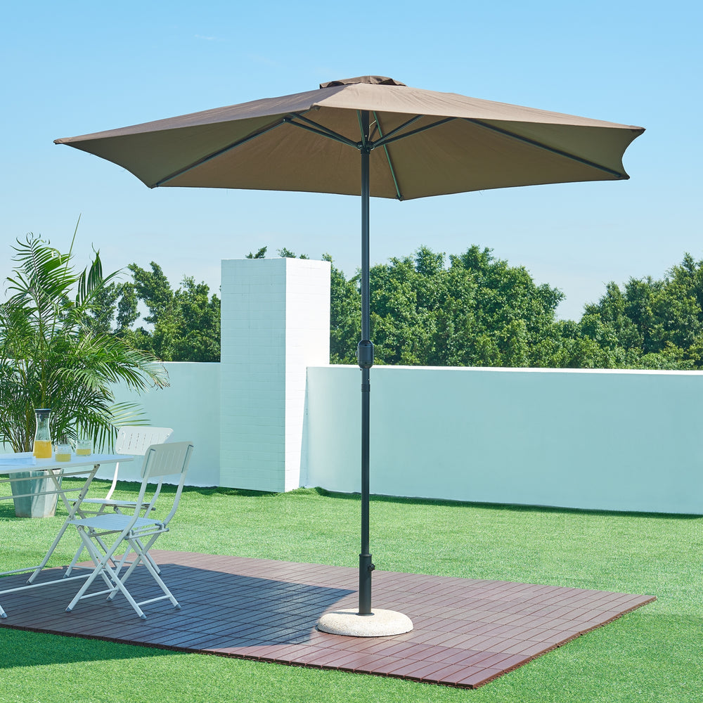 Base per ombrellone Bitritto in cemento Ø45x6 cm [casa.pro] - premiumXL