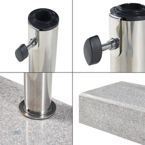 Sonnenschirmständer Bomba Granit [casa.pro]