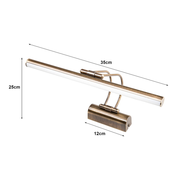 Wandleuchte Hartlepool mit 32 LEDs Metall in versch. Farben [lux.pro]