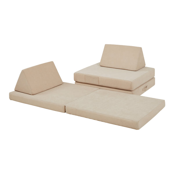 Divano Componibile per Bambini Norhulta Set Modulare Imbottito [en.casa] 