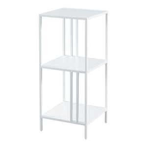 Scaffale Basso Kumlinge in Acciaio a 3 Ripiani Quadrati 80 x 35 x 35 cm - Vari Colori [en.casa] 