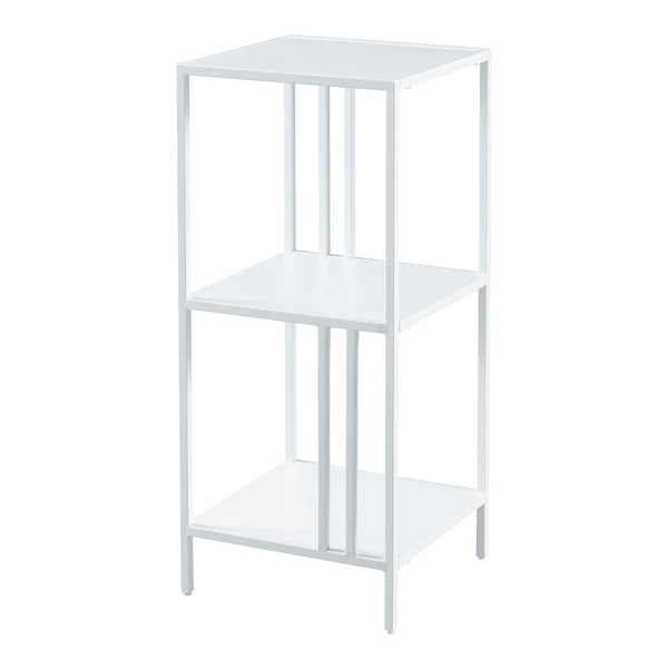 Scaffale Basso Kumlinge in Acciaio a 3 Ripiani Quadrati 80 x 35 x 35 cm - Vari Colori [en.casa] 