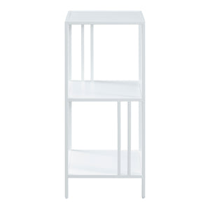 Scaffale Basso Kumlinge in Acciaio a 3 Ripiani Quadrati 80 x 35 x 35 cm - Vari Colori [en.casa] 