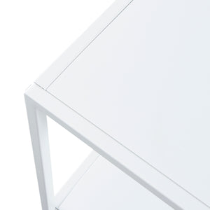 Scaffale Basso Kumlinge in Acciaio a 3 Ripiani Quadrati 80 x 35 x 35 cm - Vari Colori [en.casa] 