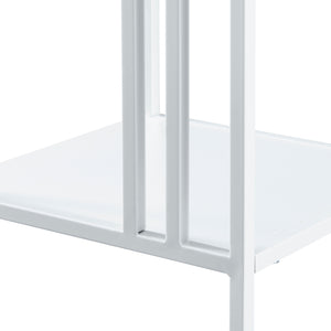 Scaffale Basso Kumlinge in Acciaio a 3 Ripiani Quadrati 80 x 35 x 35 cm - Vari Colori [en.casa] 