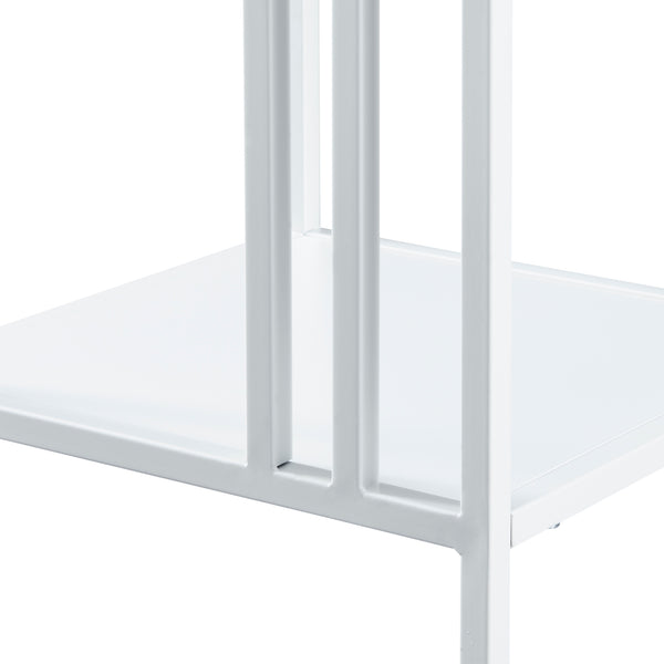 Scaffale Basso Kumlinge in Acciaio a 3 Ripiani Quadrati 80 x 35 x 35 cm - Vari Colori [en.casa] 