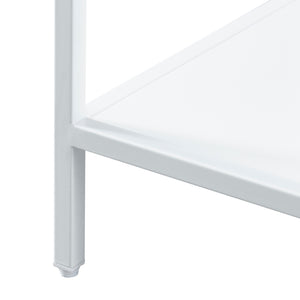 Scaffale Basso Kumlinge in Acciaio a 3 Ripiani Quadrati 80 x 35 x 35 cm - Vari Colori [en.casa] 