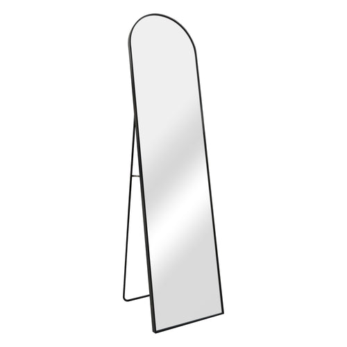 Miroir sur pied Bugnara 160x40cm inclinable Noir [en.casa] - premiumXL