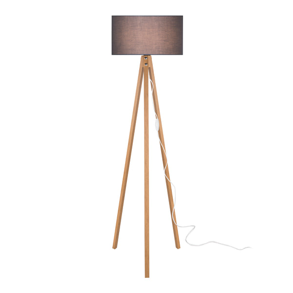 Lampadaire Rochester trépied hauteur 136 cm E27 [lux.pro]