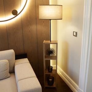 Lampada da terra Redditch Beige [lux.pro] - premiumXL