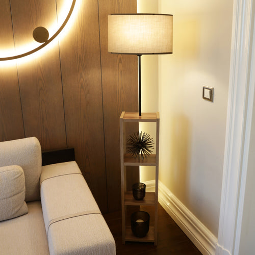 Lampada da terra Redditch Beige [lux.pro] - premiumXL