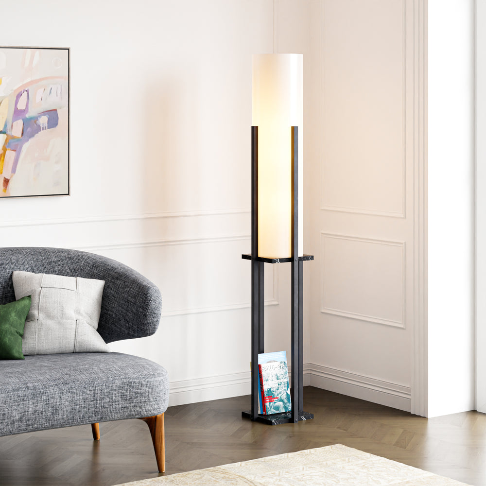 Lampadaire Gisborne avec étagère [lux.pro] - premiumXL