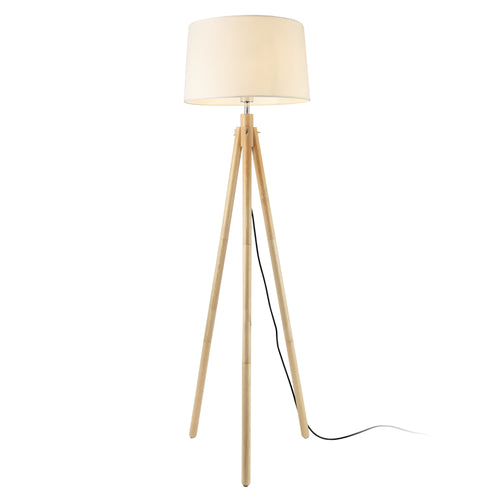 Lampada da terra Tomar 153 cm 1xE27 Max. 60W Bianco lux.pro - premiumXL
