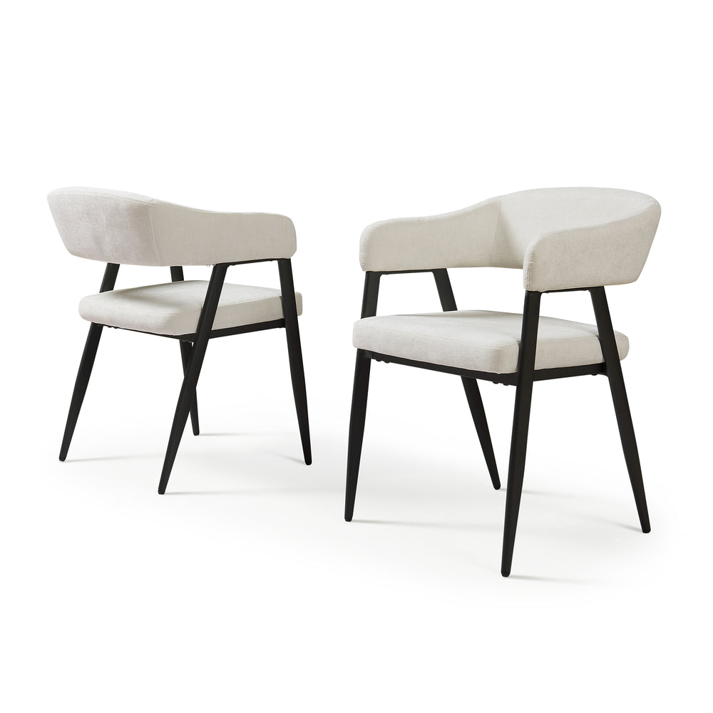 Lot de chaises de salle à manger Kohlmand 77 x 59 x 55 cm [en.casa]