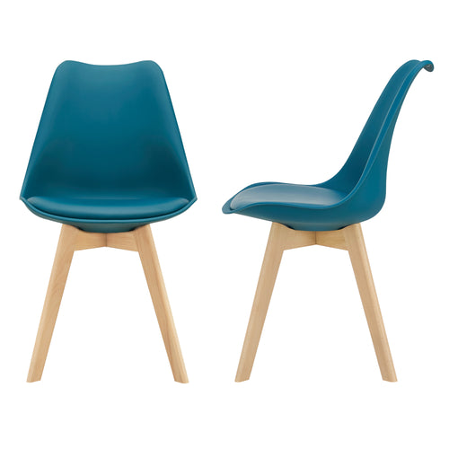 Lot de 2 chaises de salle à manger Fläten [en.casa] 
