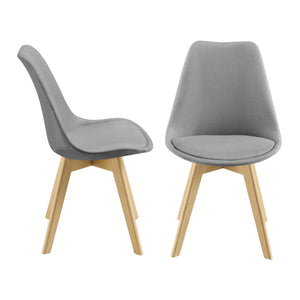 Lot de 2 Chaises de Salle à Manger Frederikstad 81 x 42 x 48 cm plusieurs couleurs [en.casa]