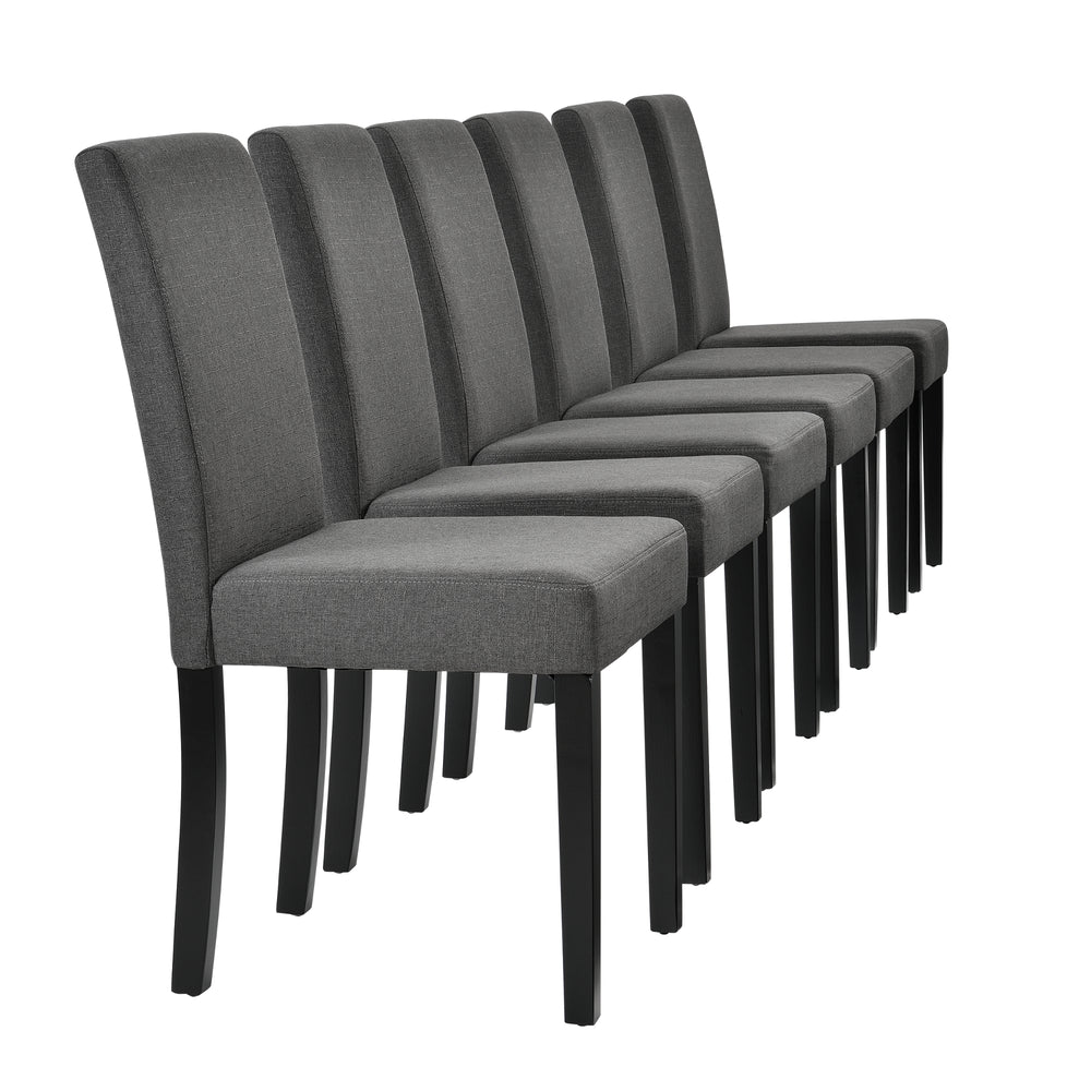 Ensemble de chaises de salle à manger Hamburg tissu [en.casa] - premiumXL