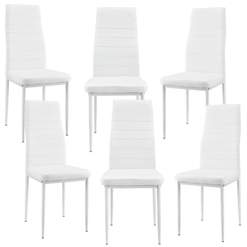 Chaise de salle à manger lot de 6 salon salle à manger en.casa - premiumXL