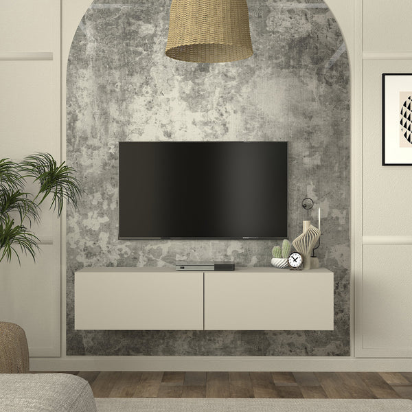 Meuble TV mural Nolven [en.casa]
