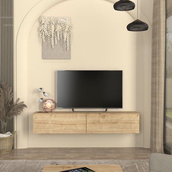 Meuble TV mural Nolven [en.casa]