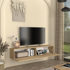 Meuble TV mural Nolven [en.casa]