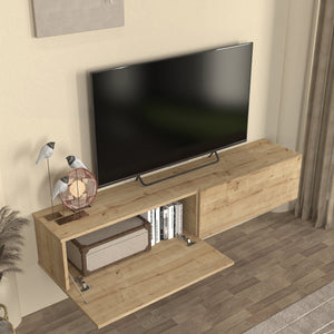 Meuble TV mural Nolven [en.casa]