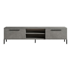 Meuble TV Lempäälä à 2 portes 39 x 160 x 35 cm [en.casa]