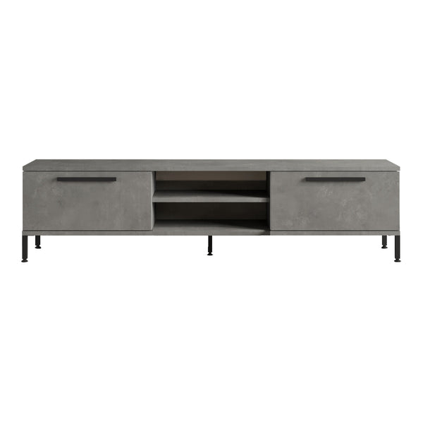 Meuble TV Lempäälä à 2 portes 39 x 160 x 35 cm [en.casa]