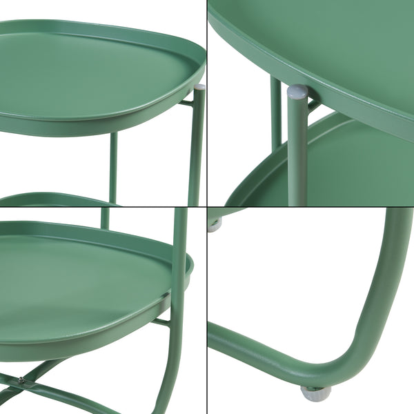 Tabletttisch Sandefjord Stahl [en.casa]