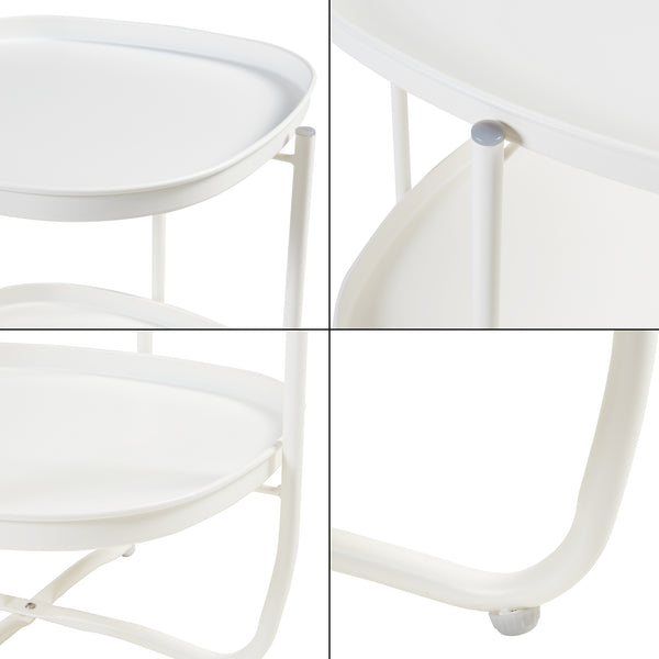 Tabletttisch Sandefjord Stahl [en.casa]