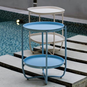 Tabletttisch Sandefjord Stahl [en.casa]