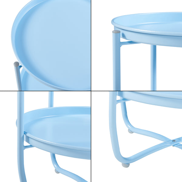Tabletttisch Sandefjord Stahl [en.casa]