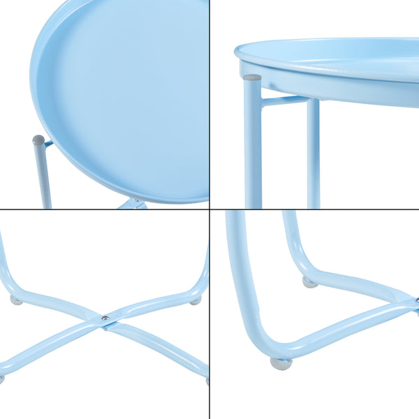 Tabletttisch Sandefjord Stahl [en.casa]