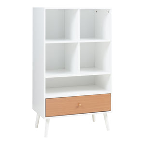 Libreria Reyljand Scaffale con Cassetto 120x70x40 cm - Vari Colori [en.casa]