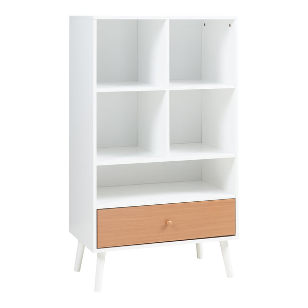 Libreria Reyljand Scaffale con Cassetto 120x70x40 cm - Vari Colori [en.casa]