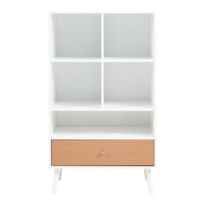 Libreria Reyljand Scaffale con Cassetto 120x70x40 cm - Vari Colori [en.casa]