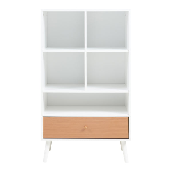 Libreria Reyljand Scaffale con Cassetto 120x70x40 cm - Vari Colori [en.casa]