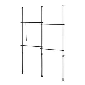 Teleskopgarderobe Kemi [en.casa]