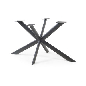 Telaio Svallersun per Mobili 'Fai da Te' Struttura a 4 Gambe Incrociate in Acciaio 140 x 78 x 71,5 cm - Nero [en.casa]