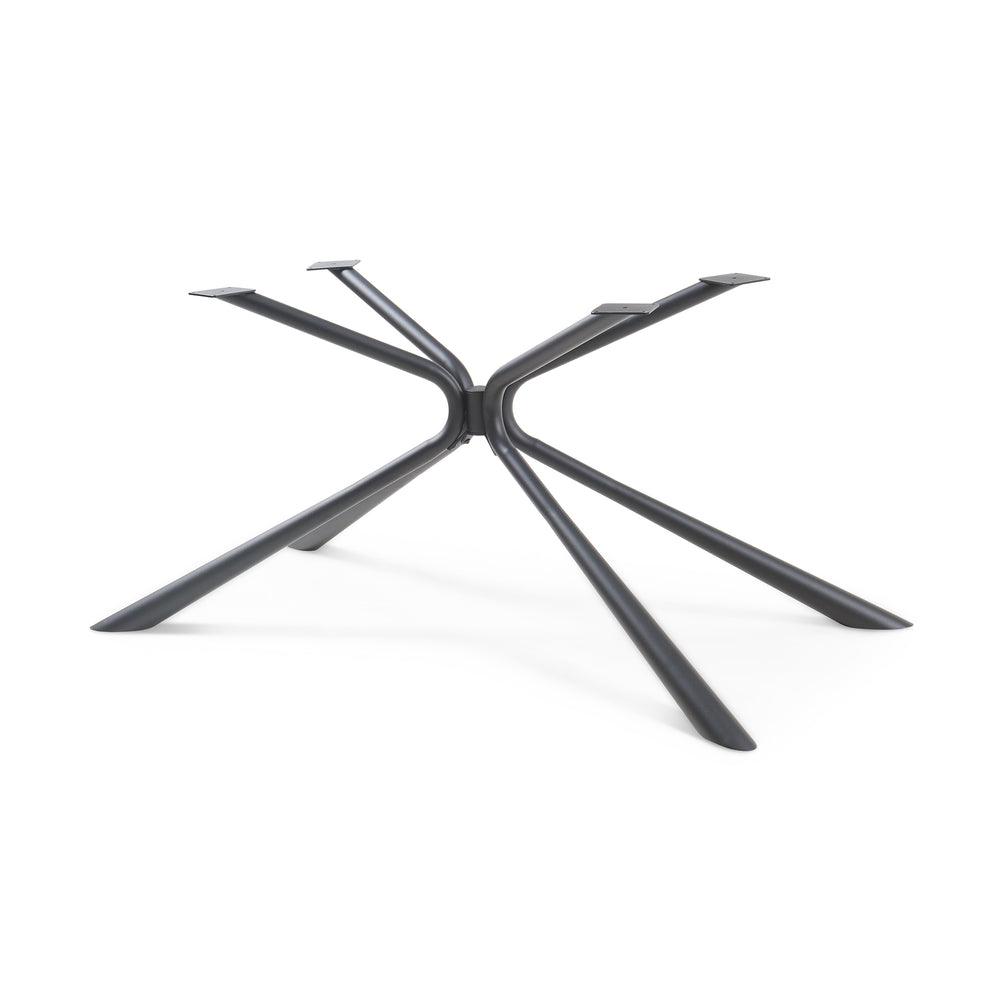 Struttura per tavolo Havosanlurg acciaio 160x70x72 cm nero [en.casa] - premiumXL