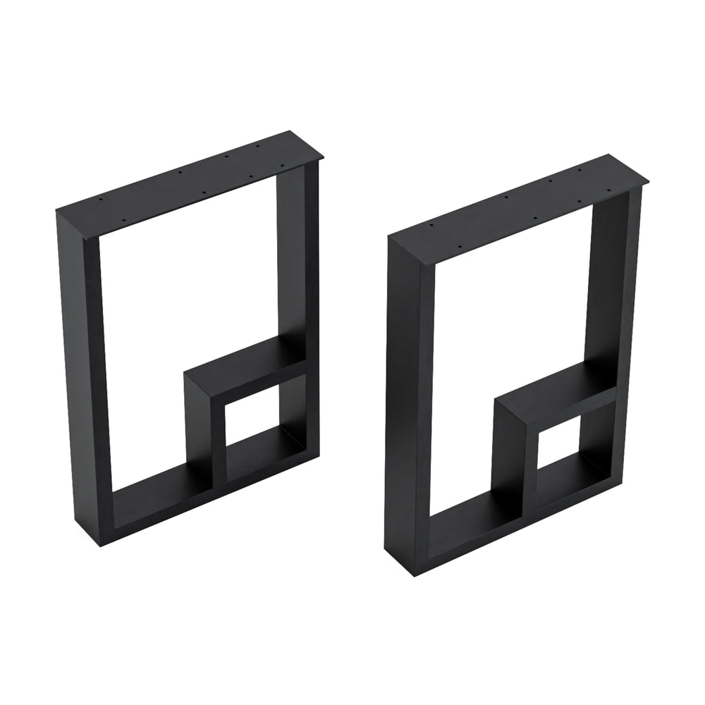 Piètement de table Kauhava lot de 2 acier [en.casa] - premiumXL