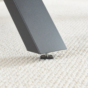 Set di 2 Gambe a Forma di X Maribo per Mobili 'Fai da Te' - Acciaio Nero [en.casa]