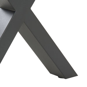 Set di 2 Gambe a Forma di X Maribo per Mobili 'Fai da Te' - Acciaio Nero [en.casa]