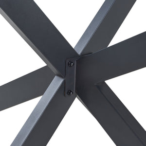 Gamba Centrale Oberau a Forma Stella per Tavolo Fai da Te [en.casa]