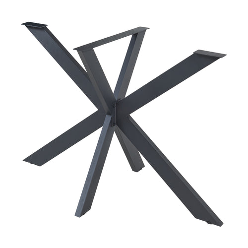 Gamba Centrale Oberau a Forma Stella per Tavolo Fai da Te [en.casa]