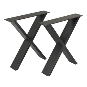 Piètement de table Maribo noir diff. tailles [en.casa] - premiumXL